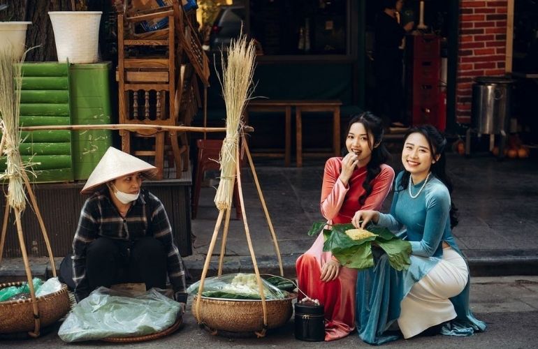 Vong village green rice - A rustic yet elegant gift of Hanoi's autumn