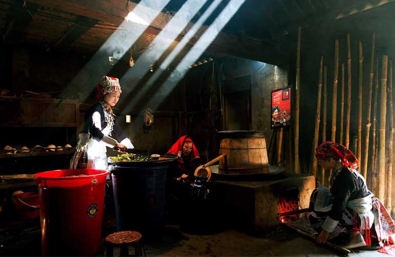 pictures of girls cooking wine