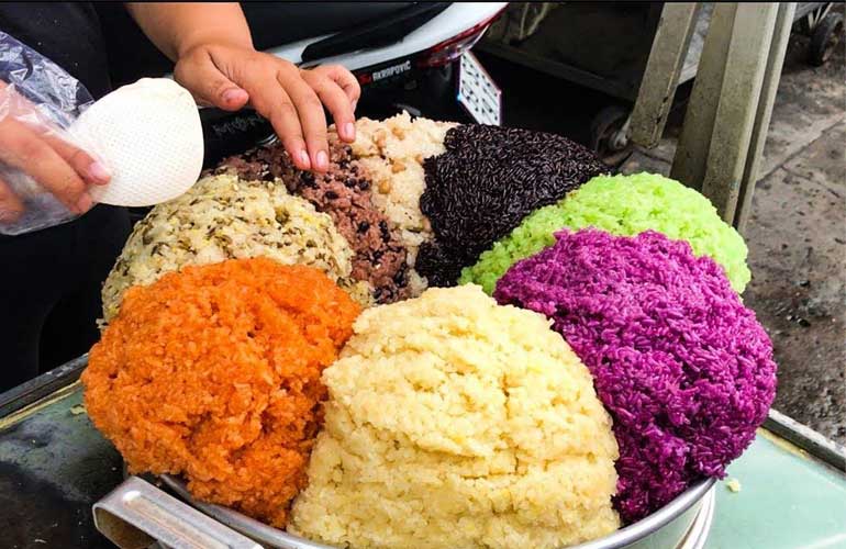 Seven-color Sticky Rice