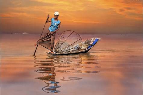 As you touch down in Heho, embark on a Myanmar River Cruise that will lead you to the captivating Inle Lake