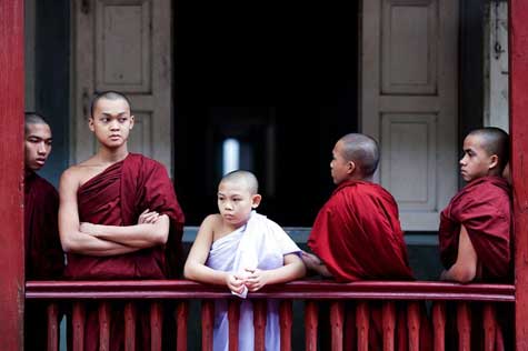 Monks in Mandalay