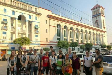 Embark on a new day of our Myanmar holiday package as you board a flight to Yangon.