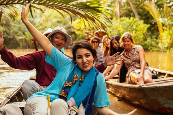 Chau Doc  linking the Bassac and Mekong Rivers