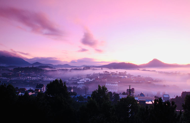 Dalat's view from above